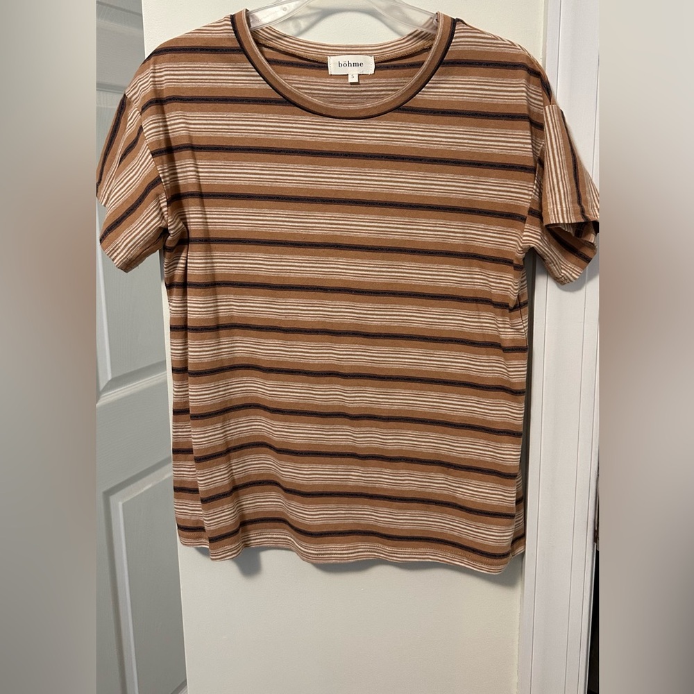 Bohme Multi-Tone Striped Top